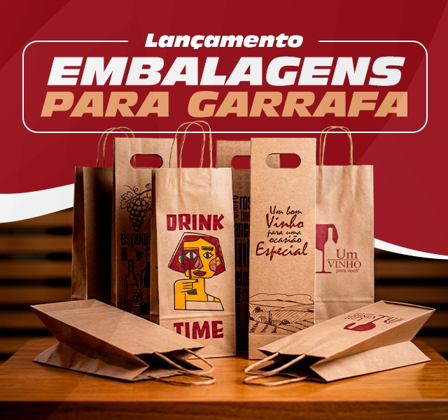 EMBALAGENS PARA GARRAFA