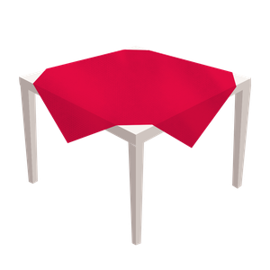 VERMELHO FEST COLOR TOALHA TNT 70X70CM