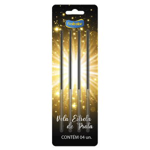 VELA ESTRELA DE PRATA