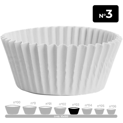 Produto Festcolor - FORMINHA BRANCA N° 3