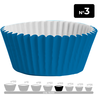 Produto Festcolor - FORMINHA AZUL N° 3