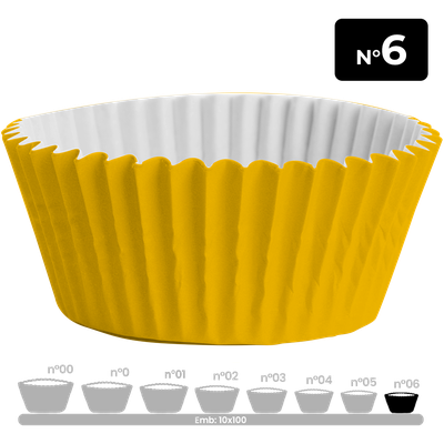 Produto Festcolor - FORMINHA AMARELA N° 6