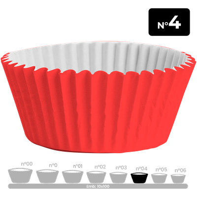 Produto Festcolor - FORMINHA VERMELHA N° 4