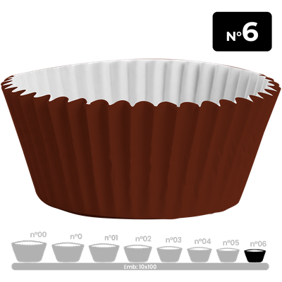 Produto Festcolor - FORMINHA MARROM N° 6