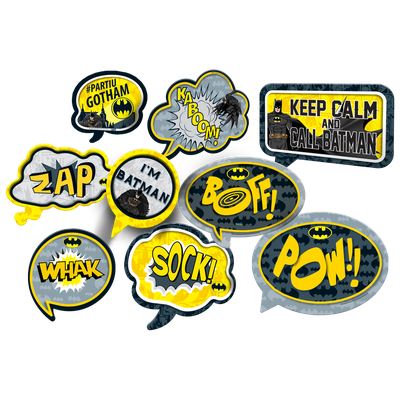 Produto Festcolor - KIT PLACAS BATMAN GEEK