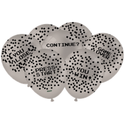 Produto Festcolor - BALÃO METALLIC PRATA GAMES