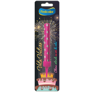 VELA VULCÃO VERMELHO