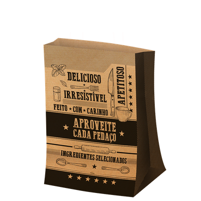 Produto Festcolor - SACO PARA VIAGEM M FRASES KRAFT 80 G/M2