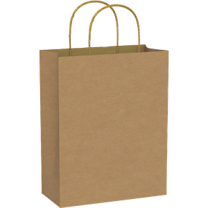 SACOLA LISA P FRASES KRAFT 60 G/M2