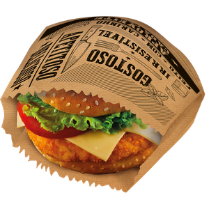 SAQUINHO PARA LANCHES FRASES KRAFT 40 G/M2