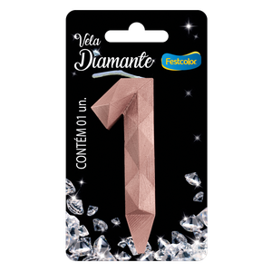 VELA DIAMANTE ROSE GOLD N° 1