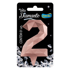 VELA DIAMANTE ROSE GOLD N° 2