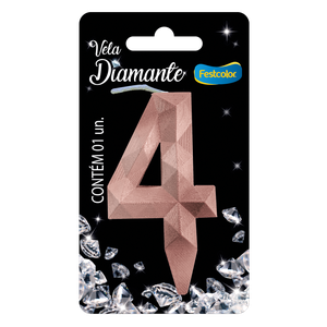 VELA DIAMANTE ROSE GOLD N° 4