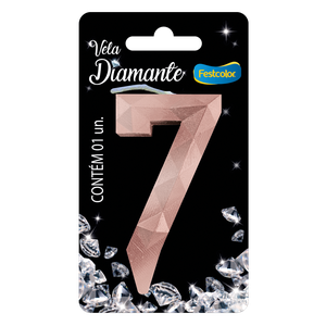 VELA DIAMANTE ROSE GOLD N° 7
