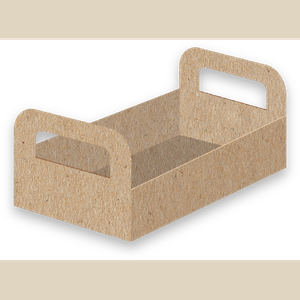 CESTA M PÁSCOA KRAFT LISO