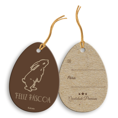 Produto Festcolor - TAGS KRAFT PURO CACAU OVINHOS