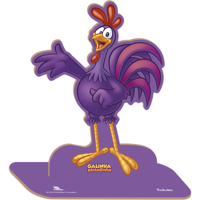 Produto Festcolor - MDF PERSONAGEM P GALO CARIJÓ GALINHA PINTADINHA