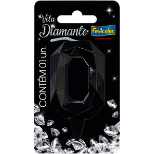 VELA DIAMANTE PRETA N° 0
