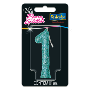 VELA PURO GLITTER TIFFANY N° 1