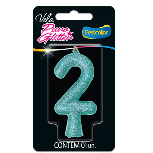 VELA PURO GLITTER TIFFANY N° 2