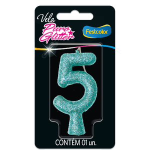 VELA PURO GLITTER TIFFANY N° 5