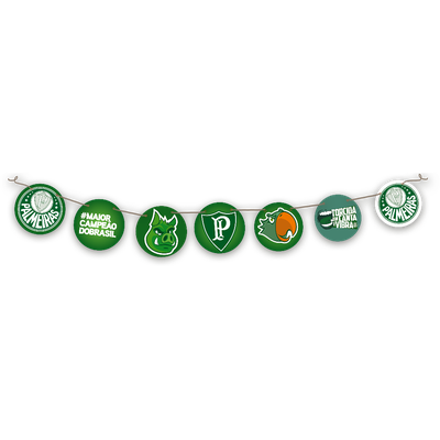 Produto Festcolor - KIT FESTA TIME PALMEIRAS FAIXA DECORATIVA