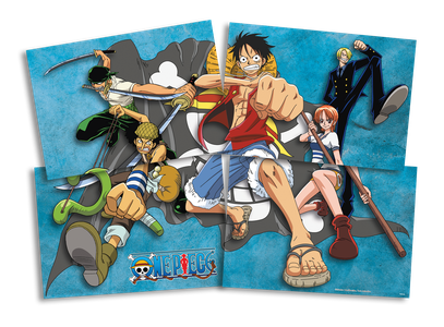 PAINEL 4 LÂMINAS ONE PIECE