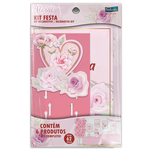 KIT FESTA FLORAL ROSAS