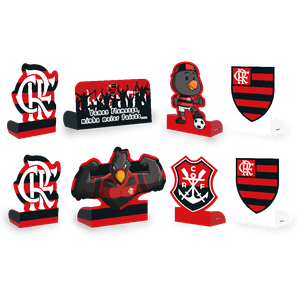 DECORAÇÃO DE MESA FLAMENGO