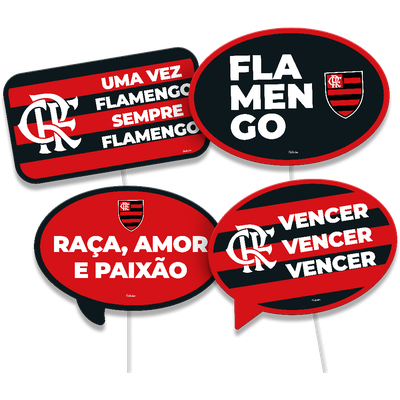 Produto Festcolor - PLACAS DIVERTIDAS FLAMENGO