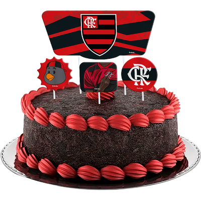 Produto Festcolor - TOPO DE BOLO FLAMENGO