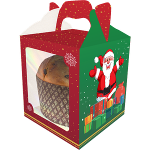 CAIXA PANETONE FELIZ NATAL