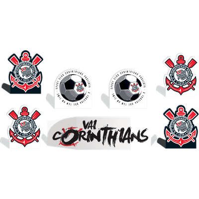 Produto Festcolor - DECORAÇÃO DE MESA CORINTHIANS