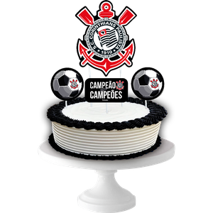 TOPPER PARA BOLO CORINTHIANS