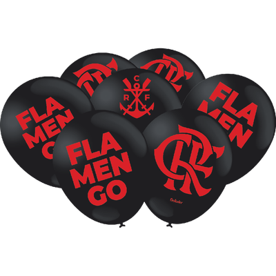 Produto Festcolor - BALÃO PRETO FLAMENGO