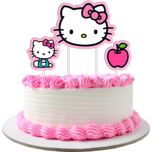 KIT FESTA HELLO KITTY TOPO DE BOLO
