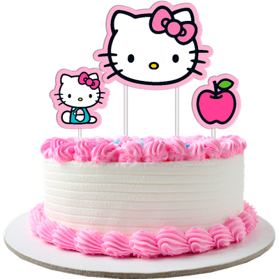 Produto Festcolor - KIT FESTA HELLO KITTY TOPO DE BOLO