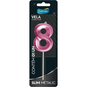 VELA SLIM METALLIC PINK N 8