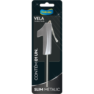 VELA SLIM METALLIC PRATA N 1