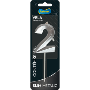 VELA SLIM METALLIC PRATA N 2