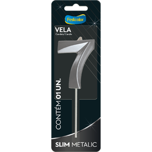 VELA SLIM METALLIC PRATA N 7