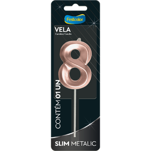 VELA SLIM METALLIC ROSE GOLD N 8