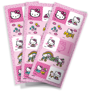 ADESIVO QUADRADO HELLO KITTY ROSA