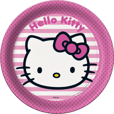 Produto Festcolor - PRATO HELLO KITTY ROSA