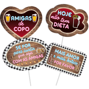 PLACAS DIVERTIDAS BOTECO DELAS 12X04