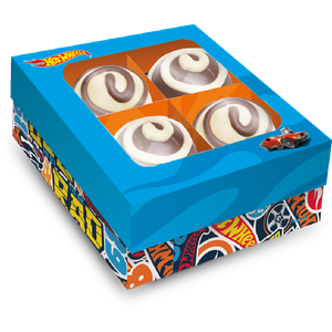 CAIXA 4 BOMBONS HOT WHEELS