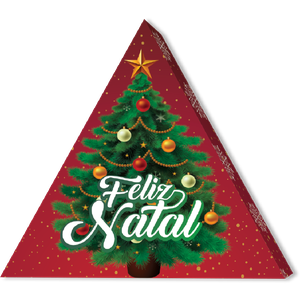 CAIXA TRIANGULAR FELIZ NATAL