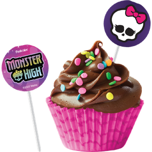 BANDEIRINHA PARA DOCINHOS MONSTER HIGH