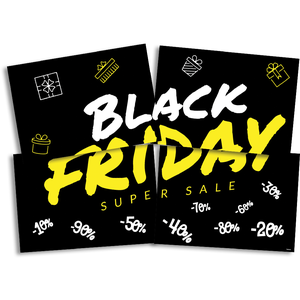 PAINEL 4 LÂMINAS BLACK FRIDAY