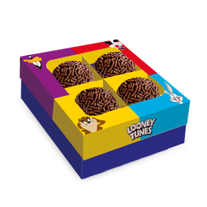CAIXA 4 BOMBONS LOONEY TUNES 